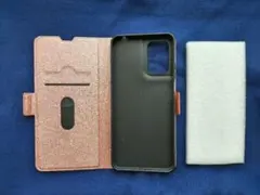 Motorola moto g05 ピンク レザー調 スマホケース