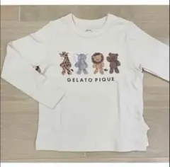 ジェラートピケ アニマル 長袖 Tシャツ