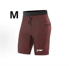 生産終了　リーニン Li-ning ハーフタイツ　赤黒 Lサイズ 新商品 ②LI-NING 李寧 × NINEPOINTNINE タイツS - メルカリ
