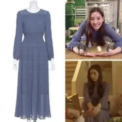 frayid シャーリング　プリーツワンピース