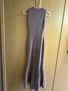 《期間限定値下げ》ノースリーブロングニットワンピース マーメイド