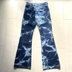 Xfrm黒ブラックBlackブーツカットデニム00sy2k V系ギャル男 お兄系