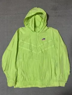 Nike 蛍光グリーン ナイロンジャケット