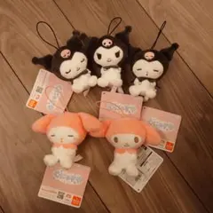 サンリオ　むにゃすや マイメロ マイメロディ 2種　クロミ3種セット