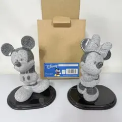 【希少】ディズニー ミッキー ミニー 御影石 スタチュー フィギュア