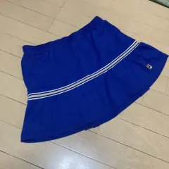 FILA ストライプスカート Lサイズ 青