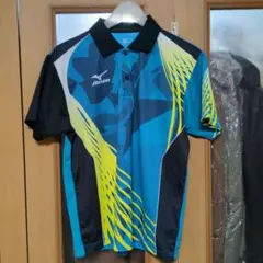 Mizuno 卓球　ユニフォーム　青　ウェア