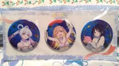 超かぐや姫！ツクヨミアクアリウム入場特典箔押しBIG缶バッジ月見
