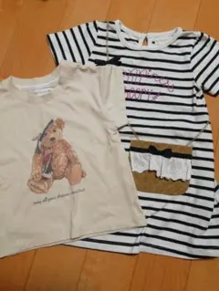 ストライプ ポケット Tシャツ