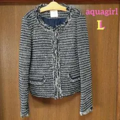 ノーカラージャケット　アクアガール　Lサイズ