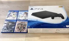 PS4 ブラック 本体 1TB CUH-2100B 動作確認済＋PS4ソフト4本