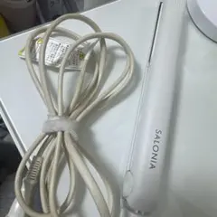 SALONIA ストレートヘアアイロン ホワイト