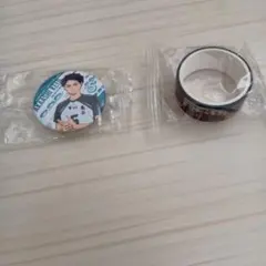 ハイキュー 缶バッチとマステセット くら寿司