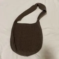 SHEIN ニットトートバッグ ブラウン