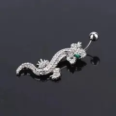 へそピアス トカゲ 昆虫 ボディピアス