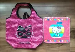 【超レア・新品】ハローキティ✨️エコバック&キティちゃんミニタオル(サンリオ)