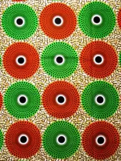 送料込み⑩Ｈアフリカンプリント＊パーニュ＊キテンゲ＊アフリカンバティック＊◎