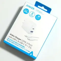 Anker 2ポート充電器 (20W) +USB-CtoCケーブル1.5m