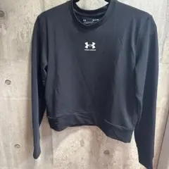 UNDER ARMOUR ブラック ロングスリーブ Tシャツ SM