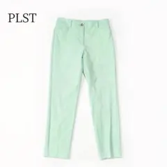 プラステ【大きいサイズ／Ｌ】コットンブレンドスティックパンツ ミントグリーン
