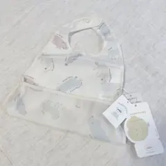 ジェラートピケ ♡ お食事 スタイ エプロン 旭山動物園 あさひやまどうぶつえん