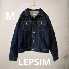 LEPSIM レプシィム レギュラーデニムジャケット Gジャン 羽織 M
