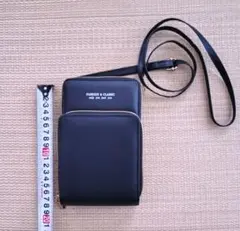 スマホショルダー/ バッグ/ 携帯/ ポーチ/ ブラック