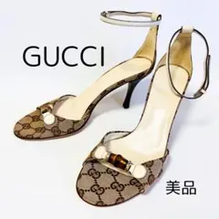 GUCCI 美品 ブランド ハイヒール サンダル ミュール パンプス