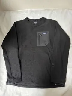 今期購入【新品】パタゴニア メンズ・R1エア・クルー M Air Crew 黒