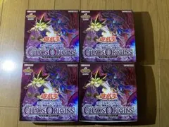 遊戯王カオスオリジンズ 4BOX 遊戯王 カオス・オリジンズ 4BOXセット 未開封シュリンク付き - メルカリ