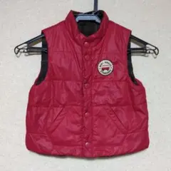 MIKI HOUSE 赤 中綿ベスト