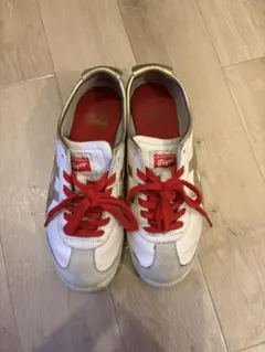 Onitsuka Tiger スニーカー ホワイト/レッド/ゴールド