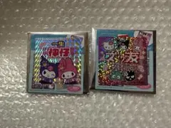 サンリオ シークレットホログラムステッカー キティ クロミ マイメロ レア