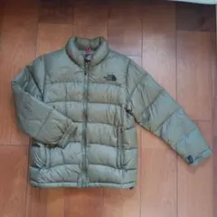 THE NORTH FACE ダウンジャケット キッズ用 オリーブグリーン　綺麗