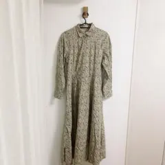 アーバンリサーチ　ブラウン シャツワンピース オフィスカジュアル レイヤード