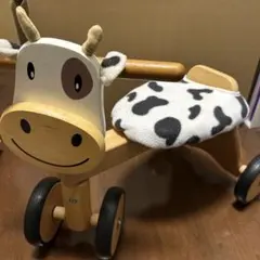 I'm TOY アイムトイ 木製乗用玩具 モーモーバイク うし 木製 四輪バイクのサムネイル