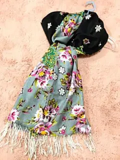 マーキュリーデュオ＊花柄ストール