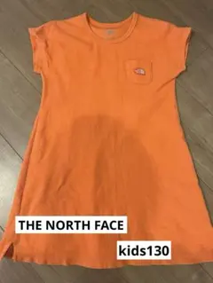 THE NORTH FACE kids半袖ワンピース オレンジ130