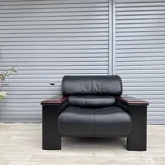 最高級シリーズ　ビベンテ　総革　一人掛けソファ シングルソファ