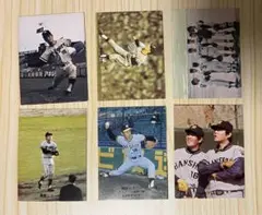 カルビープロ野球カード 上田二郎 阪神タイガース 1970年代 6枚まとめ売り