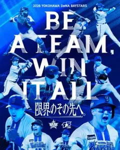 横浜ベイスターズ BE A TEAM, WIN IT ALL 非売品 ポスター