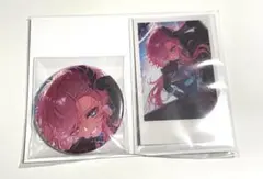 夕陽リリ 誕生日 にじさんじ 缶バッジ チェキ風カード バースデー