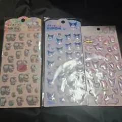 ぷくっとシール　サンリオ　キティ　マイメロディ　クロミ