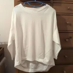 DOORS☆ コットンバックタック七分袖プルオーバー