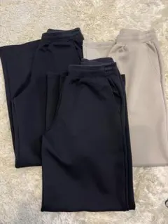 【廃盤】UNIQLO ドライスウェットワイドパンツ丈長め XSサイズ