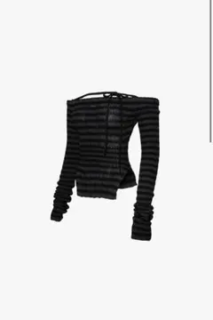 猫*様 theredthread slit offshoulder knit グ - メルカリ