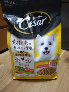 シーザー1.5kg✕1袋、チキン野菜ウェットフード70g✕28袋のサムネイル