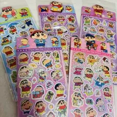 クレヨンしんちゃん ★ラメ入り★ ステッカーセット 5シート クレしん