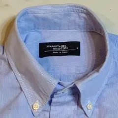 Maker's Shirt 鎌倉ボタンダウンシャツ ストライプ Mのサムネイル