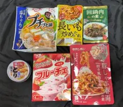 素　たれ　鍋　ちゃんこ　焼きとり　缶詰　回鍋肉　春雨　フルーチェ　長いも　炒めのサムネイル